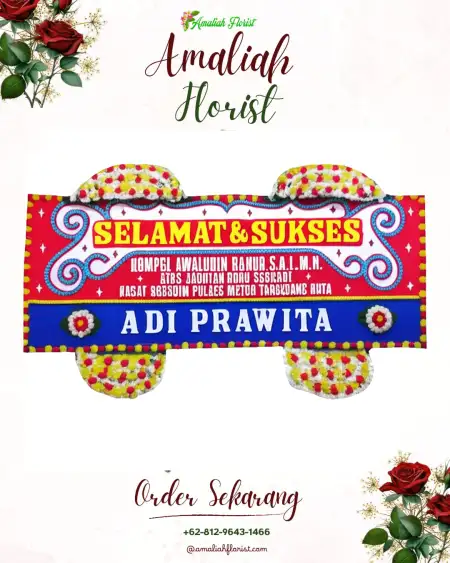 Papan Bunga Ucapan Selamat Tirtasari